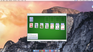 Beispiel Ausführung Windows auf einem Mac im Unity Mode